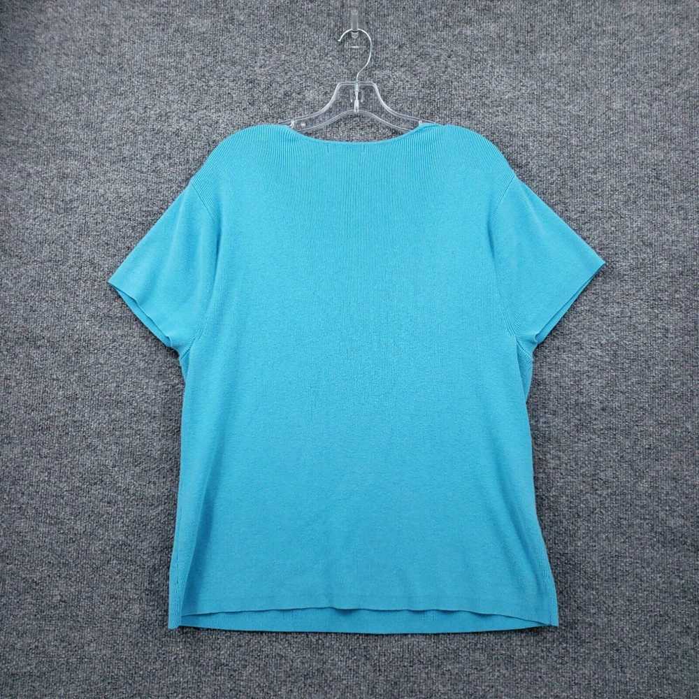 Vintage Dressbarn Shirt Womens 18 Short Sleeve Sc… - image 2