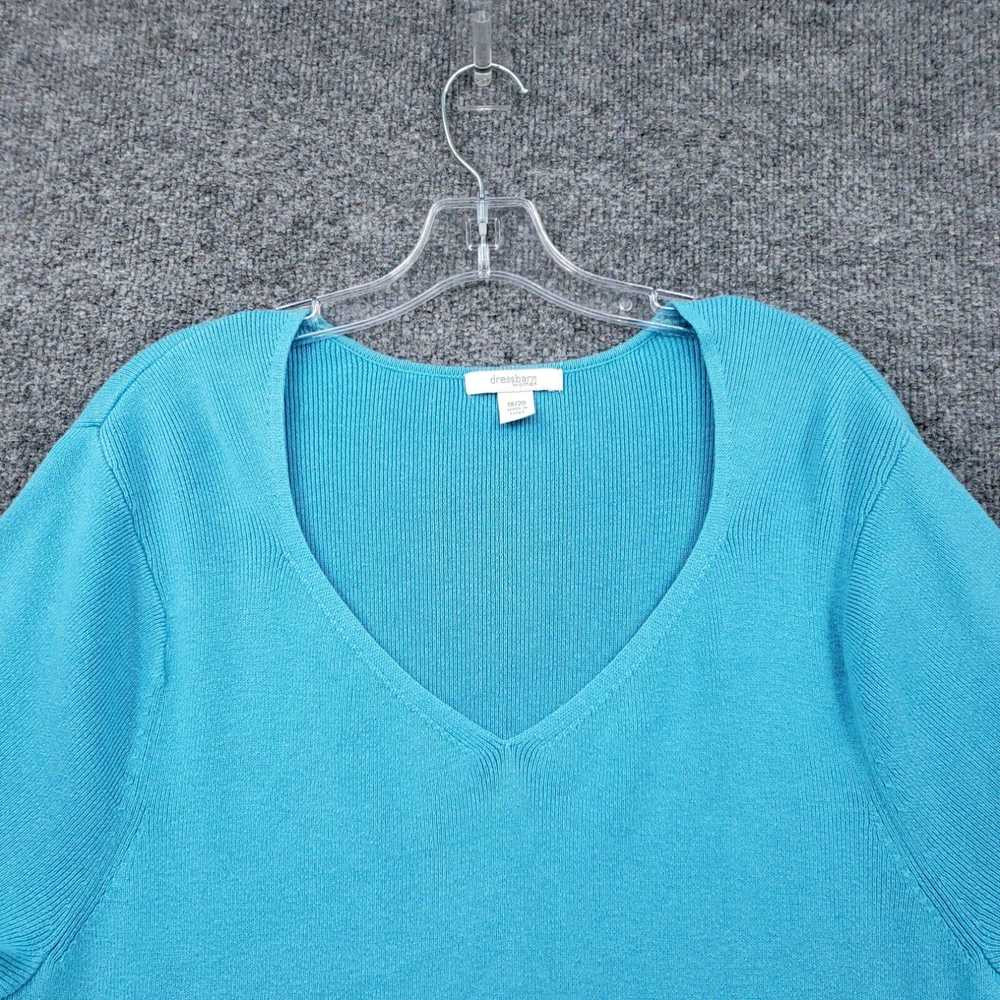 Vintage Dressbarn Shirt Womens 18 Short Sleeve Sc… - image 3