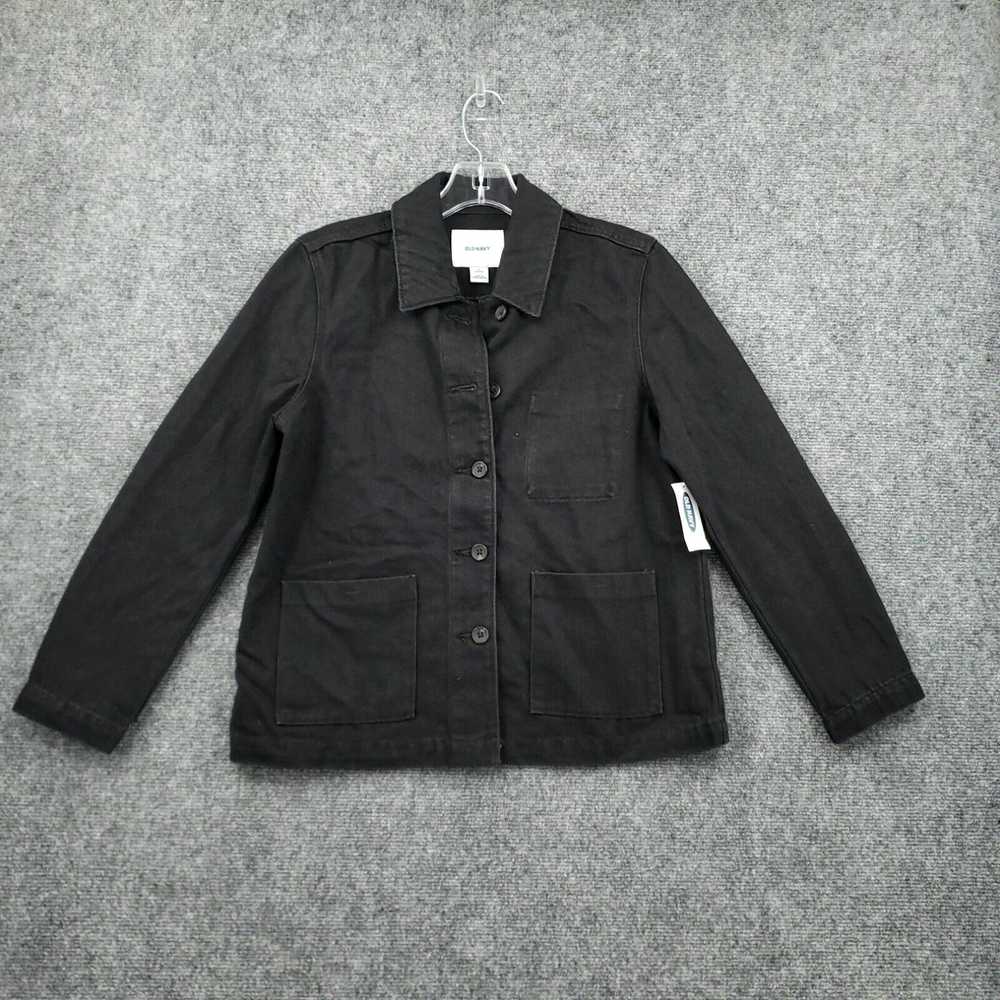 Old Navy Old Navy Jacket Womens S Petite Black Cr… - image 1