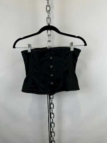 Other Orchard Corset Black Cotton Under-bust Boned