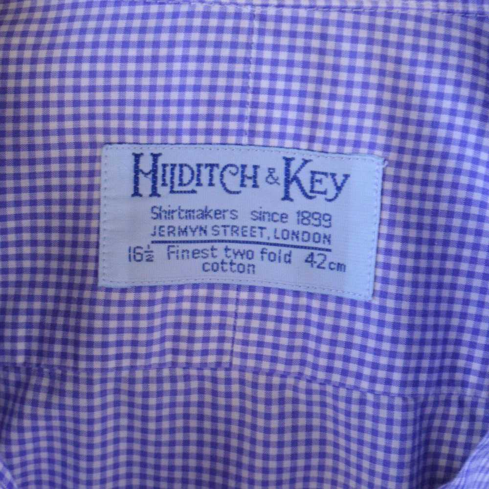 Hilditch & Key Hilditch & Key Mens Shirt 16.5 42 … - image 7