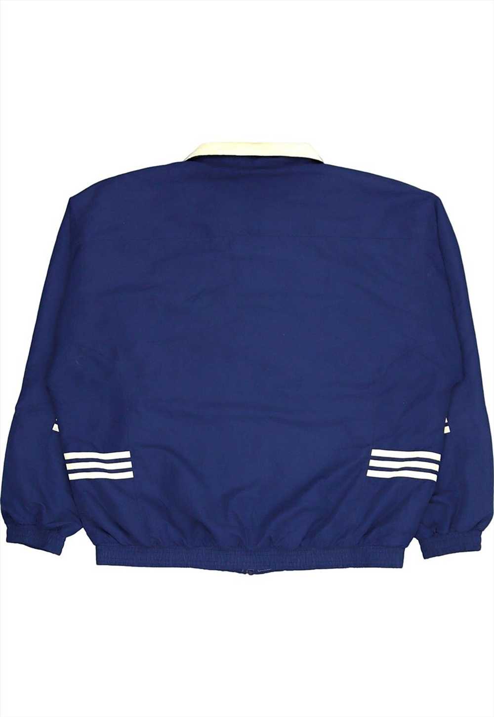 Vintage 90's Adidas Bomber Jacket Spellout Zip Up - image 2