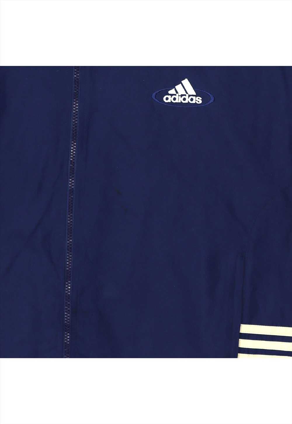 Vintage 90's Adidas Bomber Jacket Spellout Zip Up - image 4
