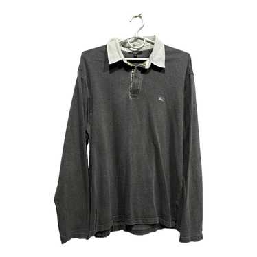 Burberry Vintage Burberry Long Sleeve Polo Shirt … - image 1