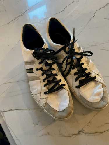 Y-3 Y-3 Yamamoto white leather low top sneakers