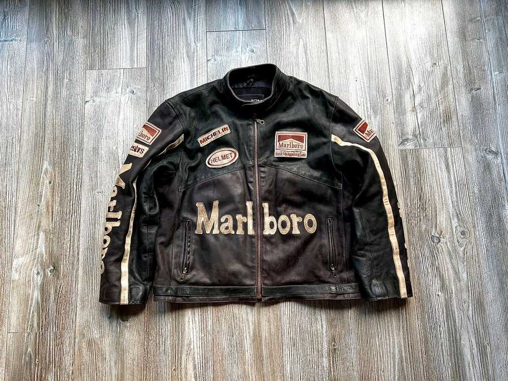 Genuine Leather × Marlboro × Vintage Marlboro Bro… - image 1