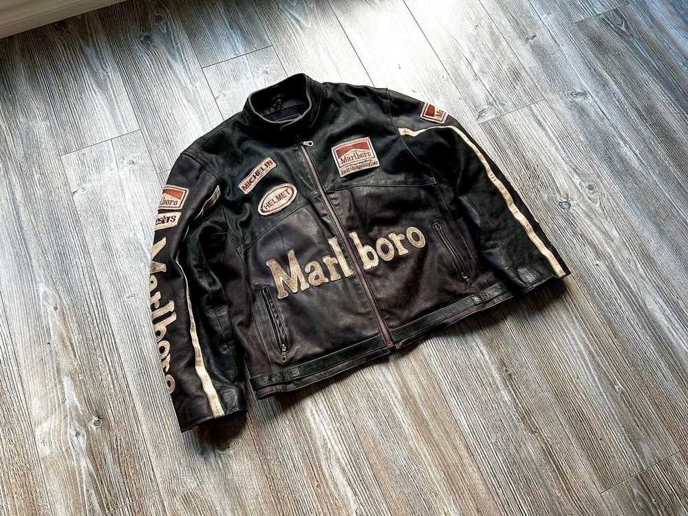 Genuine Leather × Marlboro × Vintage Marlboro Bro… - image 2