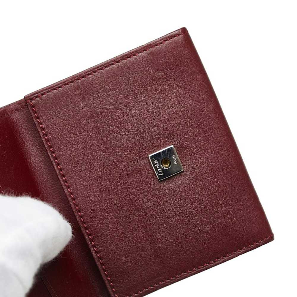 Cartier Cartier Leather Card Case Leather Coin Ca… - image 5