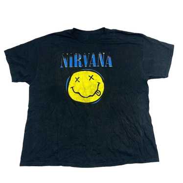 Nirvana Nirvana Graphic Band Tee Thrifted Vintage… - image 1