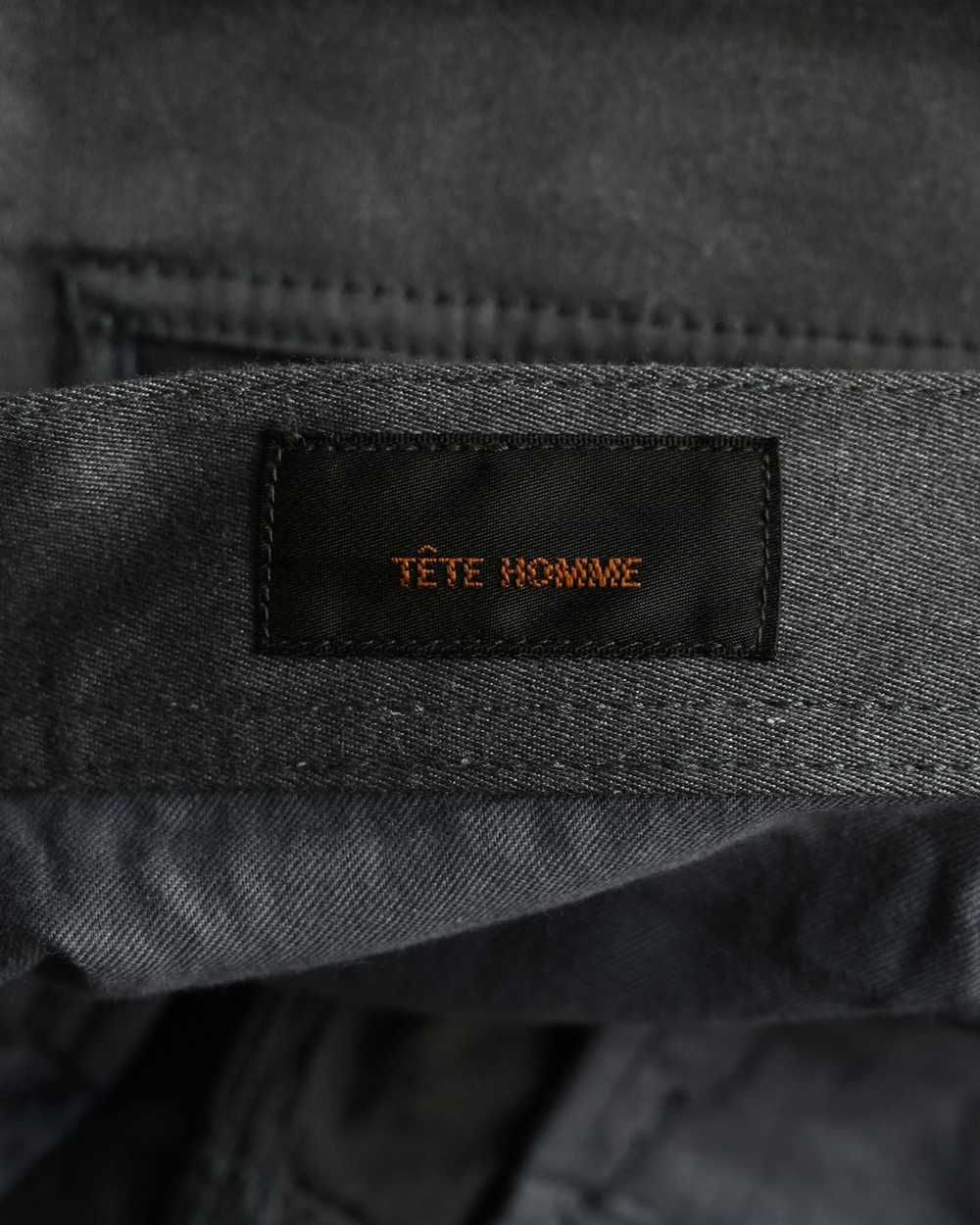 Tete Homme Tete Homme Military Style Flare Pants - image 4