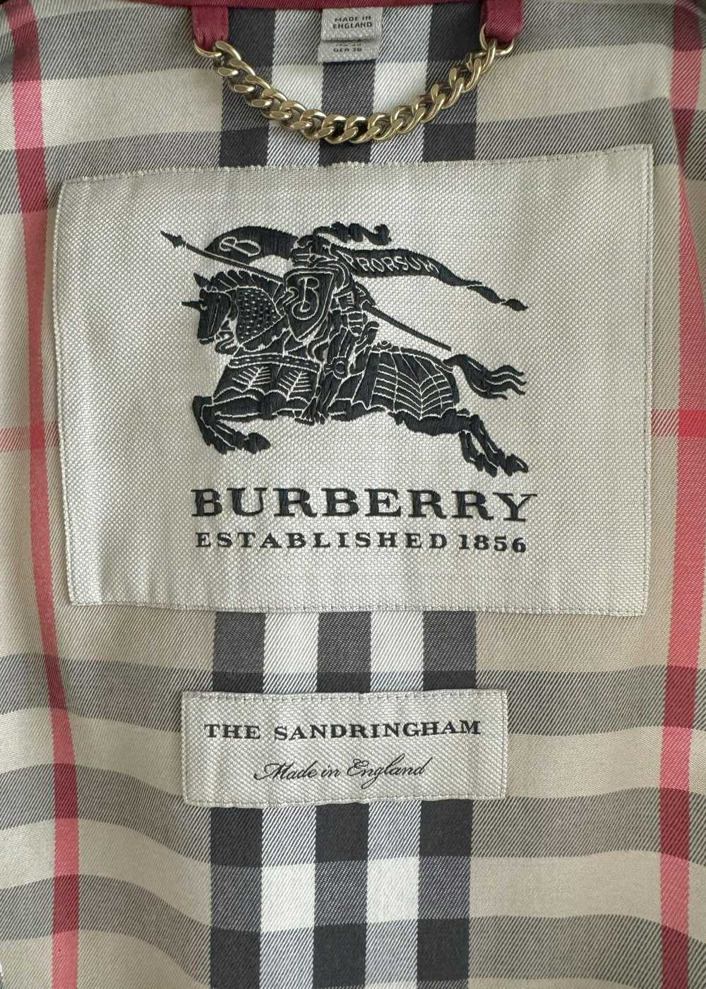 Burberry Burberry The Sandringham Red Double Brea… - image 11