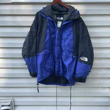 VTG The North Face Men's Summit Series Blue Black Gore-tex XCR Jacket Sz  Small