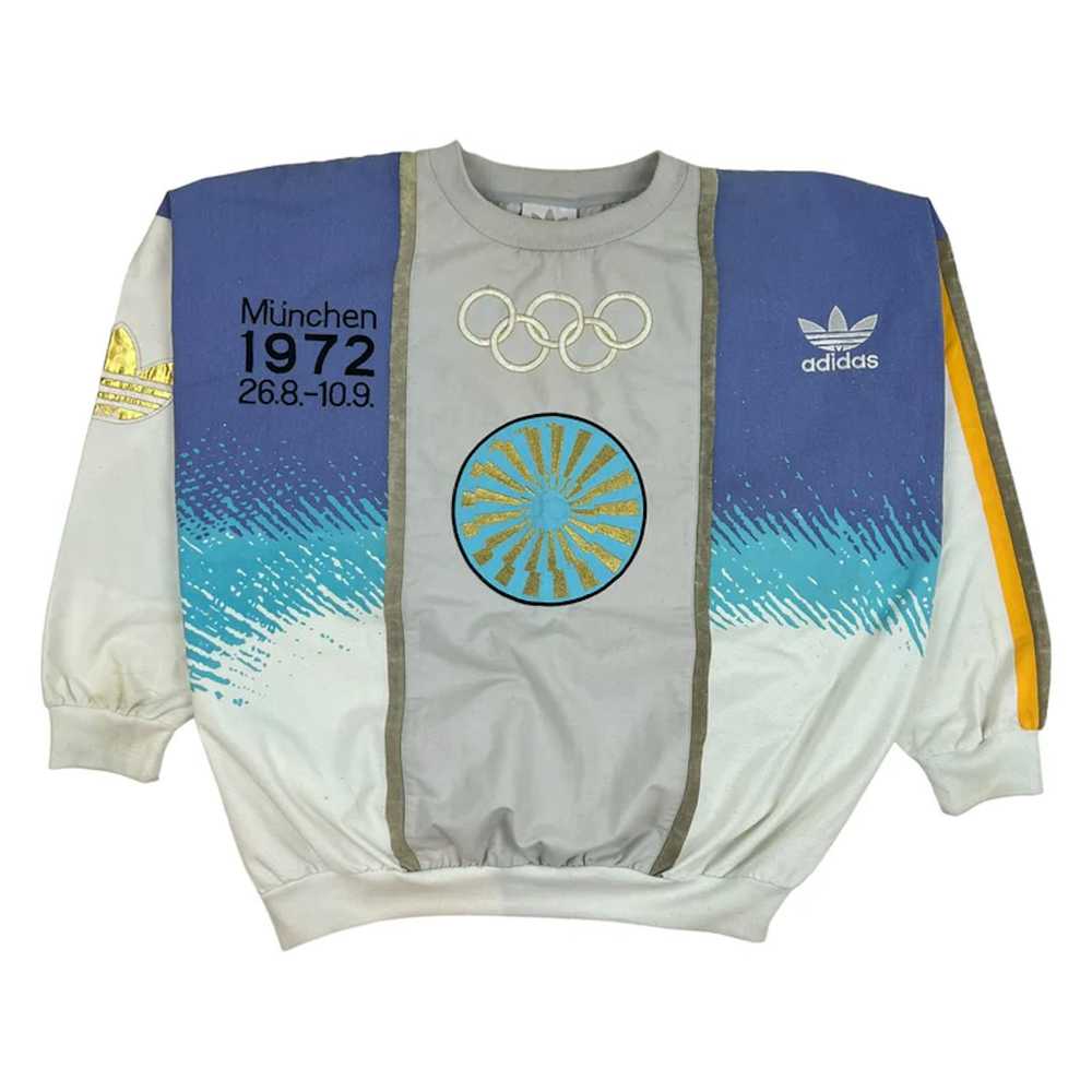 Vintage 1972 MUNICH OLYMPICS LONGSLEEVE T-SHIRT M… - image 1