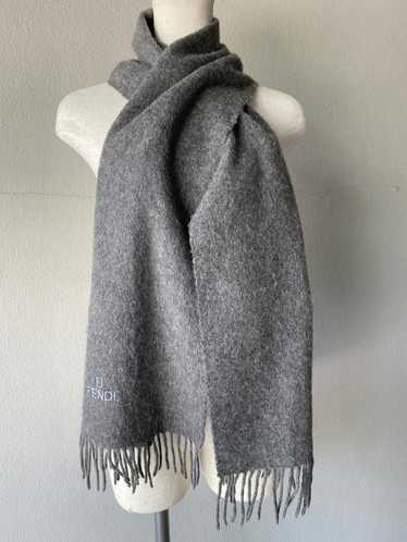 Fendi Fendi wool grey scarf - image 1