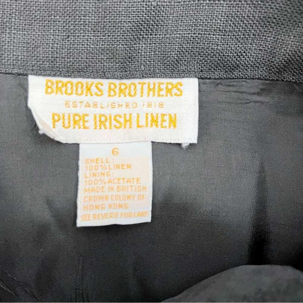 Brooks Brothers Vintage 100% Irish Linen Button F… - image 3