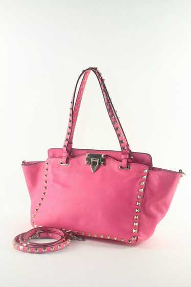 Valentino Valentino Hot Pink Rockstud 2way Tote Sm