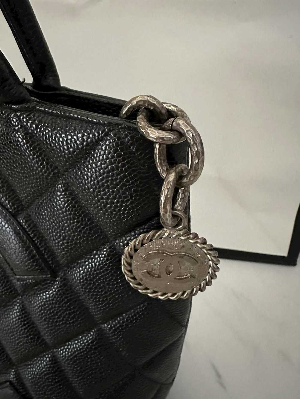 Chanel CHANEL Medallion Shoulder Bag Medium Cavia… - image 6