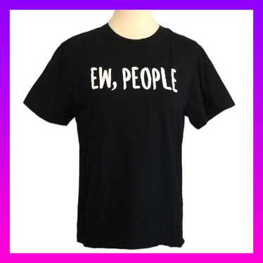 Ew, People Hot Topic Black Short Sleeve T-Shirt •… - image 1