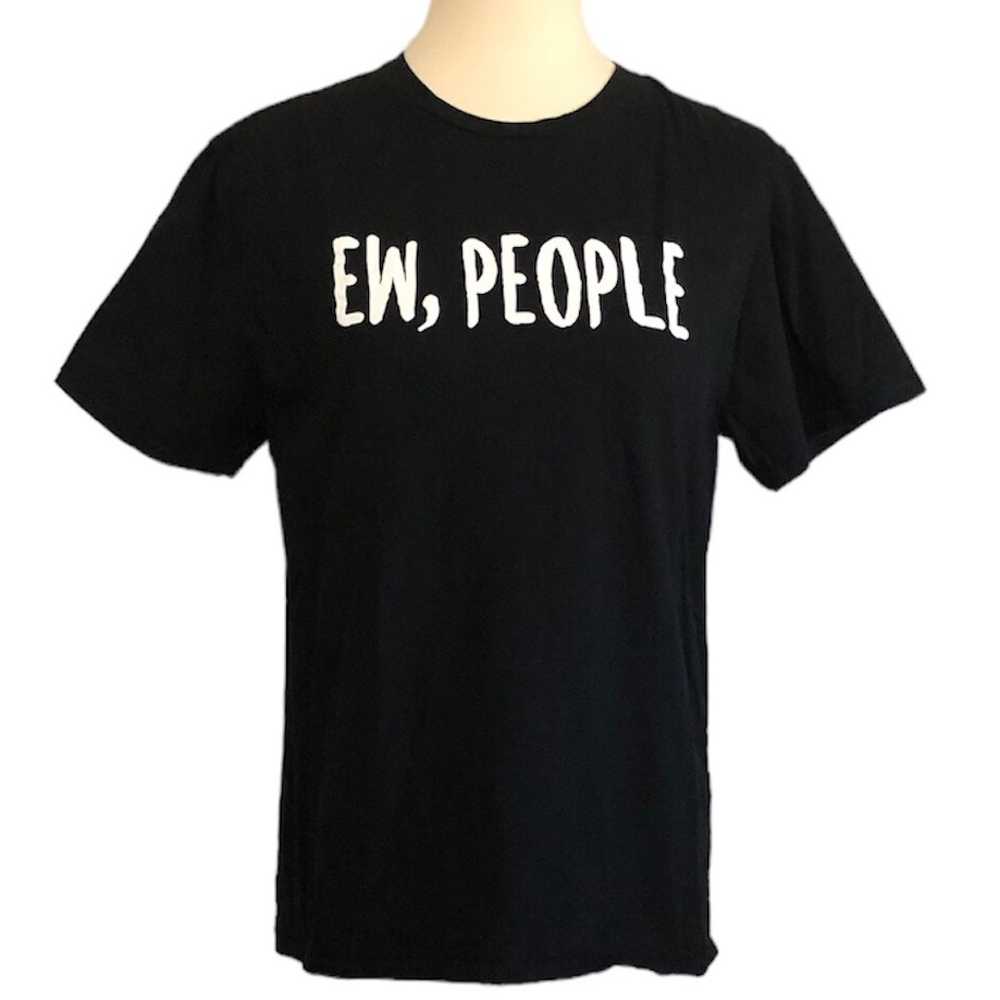 Ew, People Hot Topic Black Short Sleeve T-Shirt •… - image 2