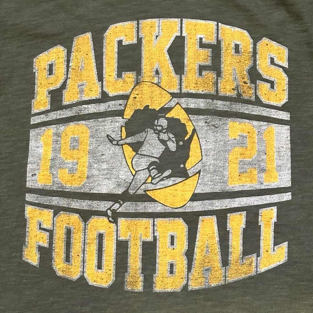 Vintage Green Bay Packers Football '47 Brand T-Sh… - image 1