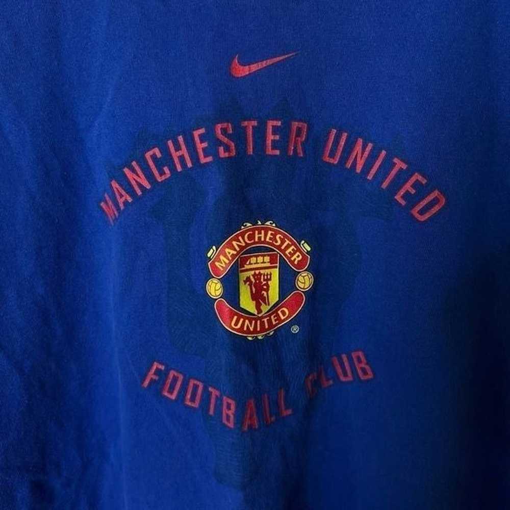 Y2K Nike Manchester United T Shirt Large - image 2