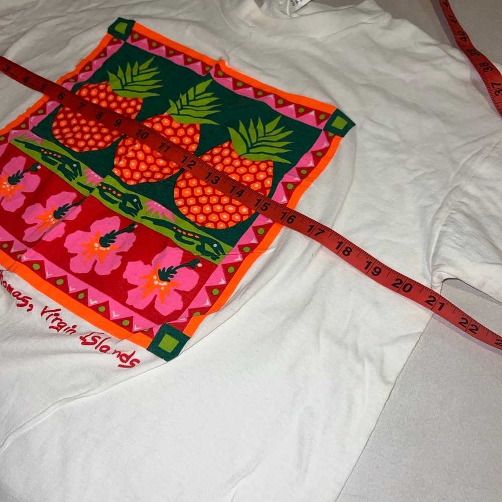 Vintage Neon Virgin Islands Single Stitch Shirt X… - image 7