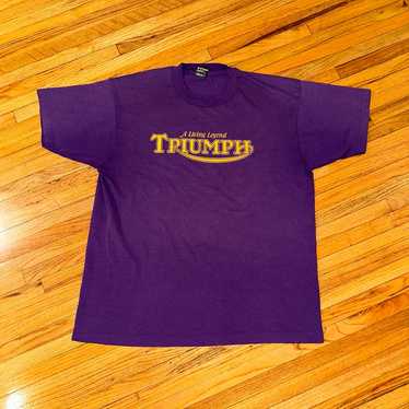 Lucky Brand Triumph Motorcycles Slim Fit T-Shirt Mens XL Tiger Run