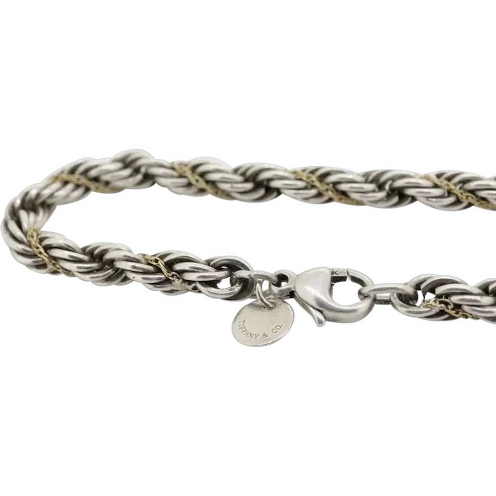 Tiffany & Co. Bracelet. Rope Love Knot Sterling S… - image 1