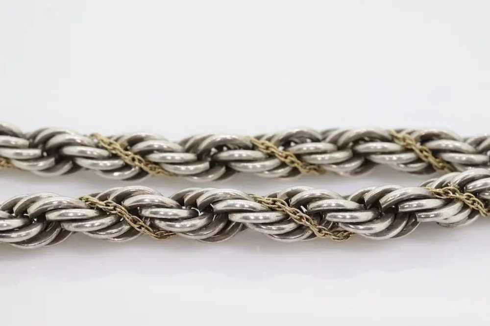 Tiffany & Co. Bracelet. Rope Love Knot Sterling S… - image 3