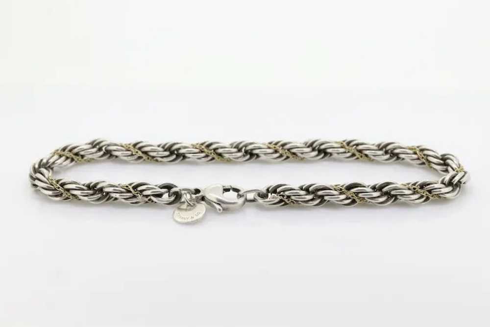 Tiffany & Co. Bracelet. Rope Love Knot Sterling S… - image 5