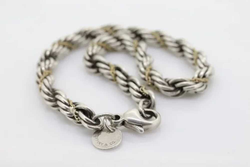 Tiffany & Co. Bracelet. Rope Love Knot Sterling S… - image 7