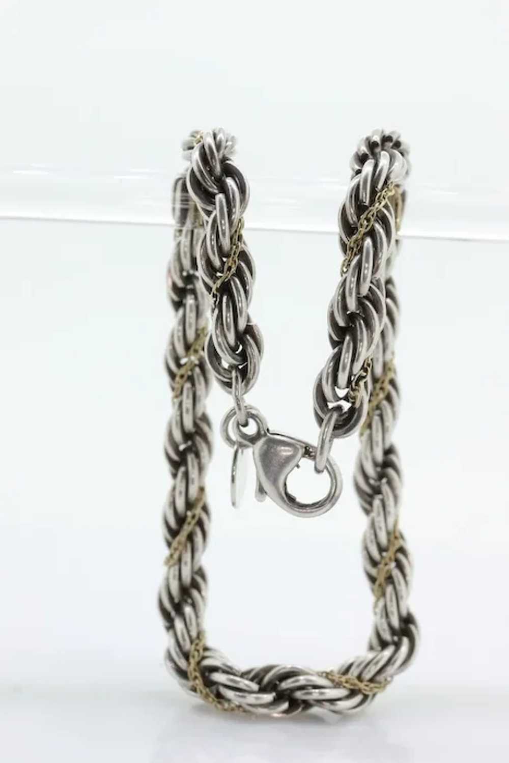 Tiffany & Co. Bracelet. Rope Love Knot Sterling S… - image 9