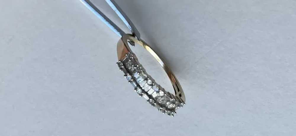 10K Gold Ring - Diamonds - image 6