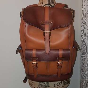 コーチ　バックパック　ハドソン　ブラウン コーチ COACH ハドソン バックパック リュックサック ロゴ 茶色