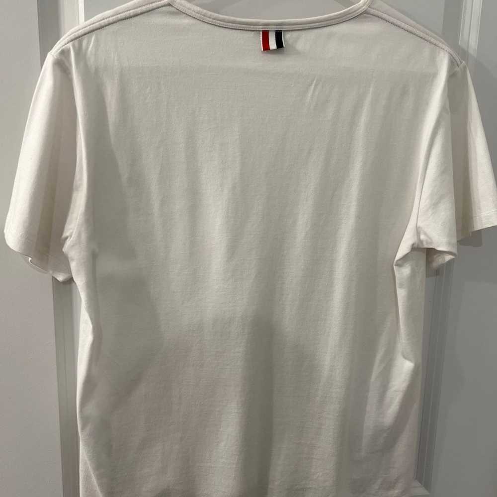 Thom Browne White T shirt - Size 2 - image 2