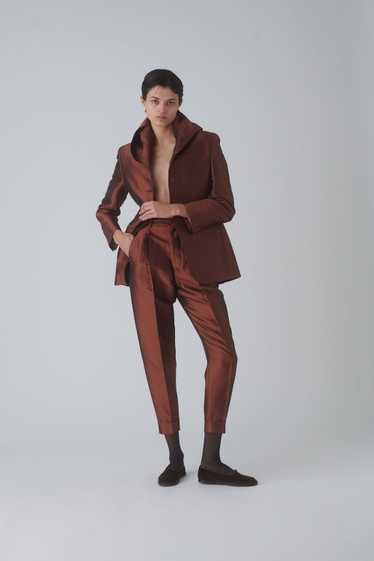 Romeo Gigli Bronze Silk Suit