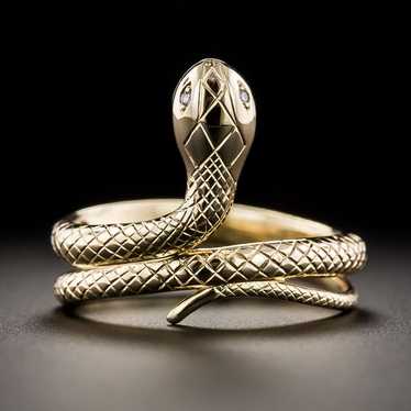 Lang Collection Snake Ring, Size 5 1/4