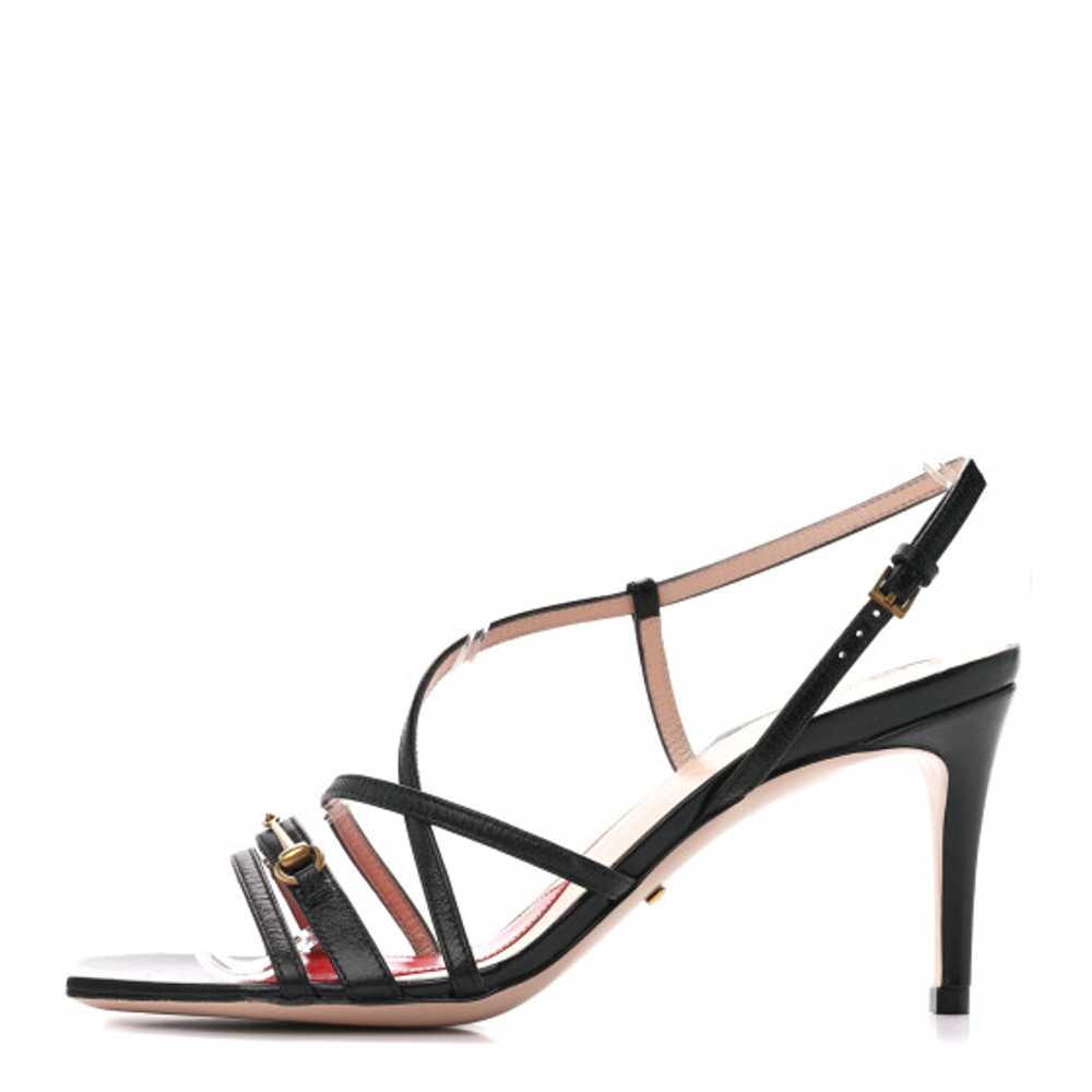 GUCCI Nappa Victoria Strappy Horsebit Sandals 36 … - image 1