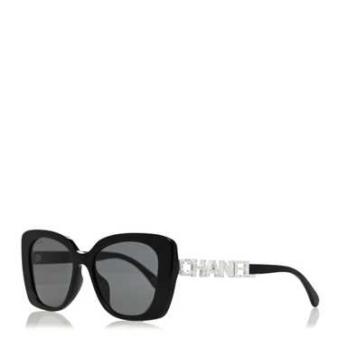 Chanel Square Sunglasses Black/Grey (5408 1026/S4)