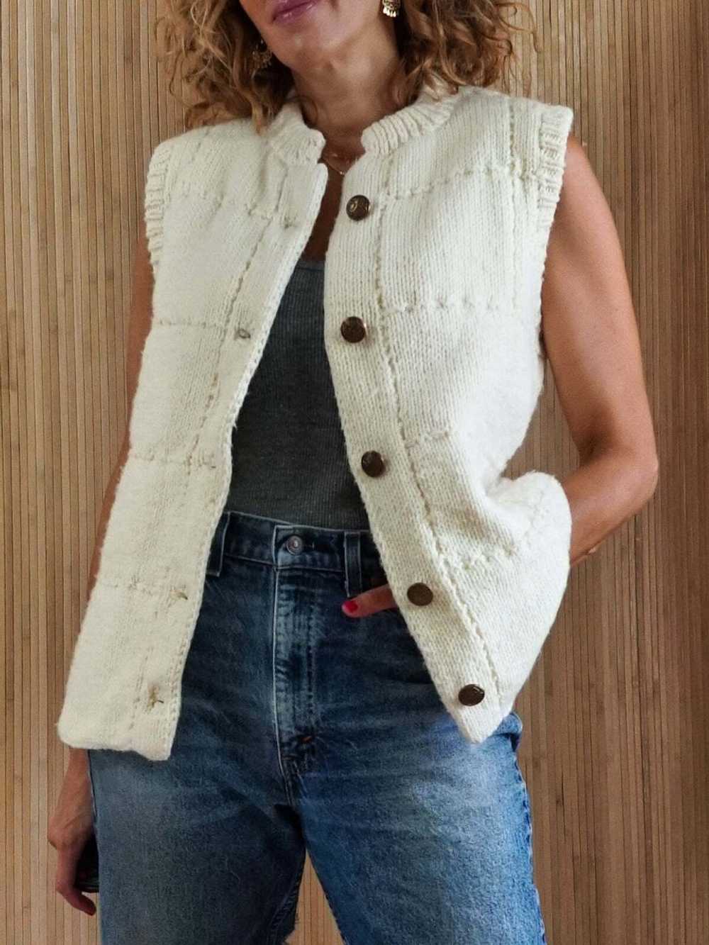 No tag 70's Chunky Sweater Vest (No Tag) | Used,… - image 3