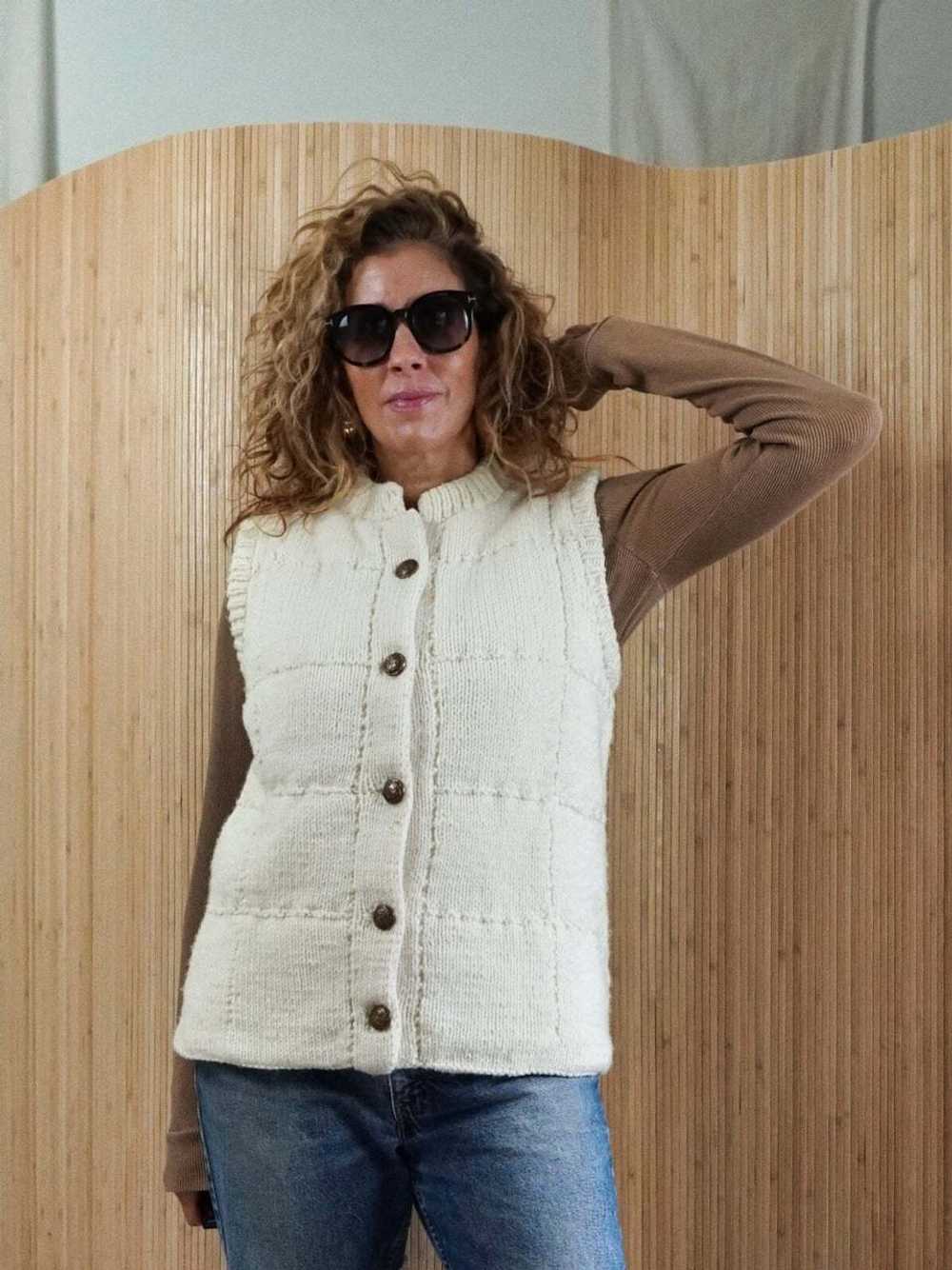 No tag 70's Chunky Sweater Vest (No Tag) | Used,… - image 5