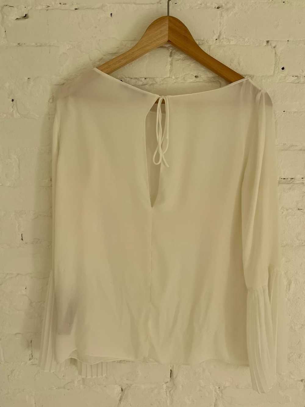 Massimo Dutton Silk Pleated Sleeve Blouse (38) - image 3