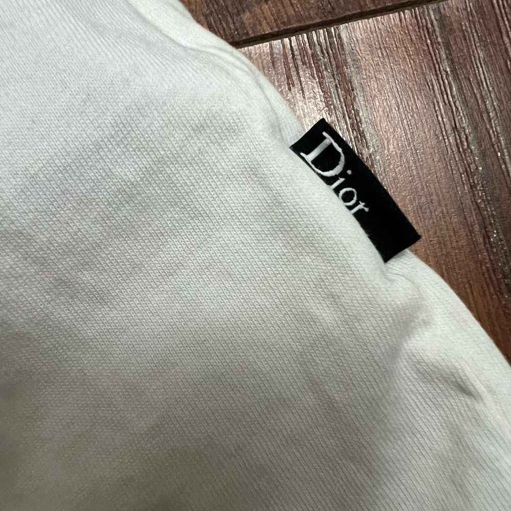 Kaws x Dior Embroidered All Over Bee White Short … - image 8