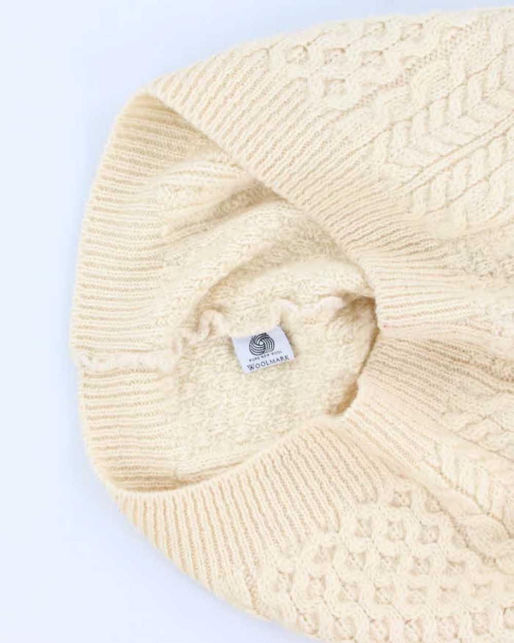 Vintagte 90s Carraig Donn Aran Wool Jumper - L - image 4