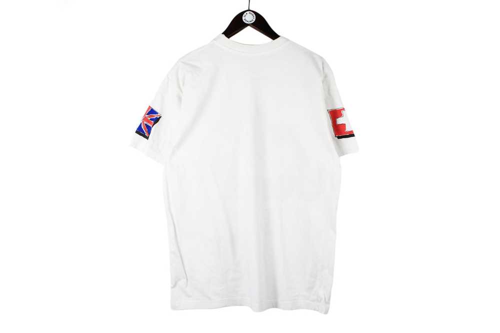 Vintage EURO England 1996 Swiss Team T-Shirt Large - image 2