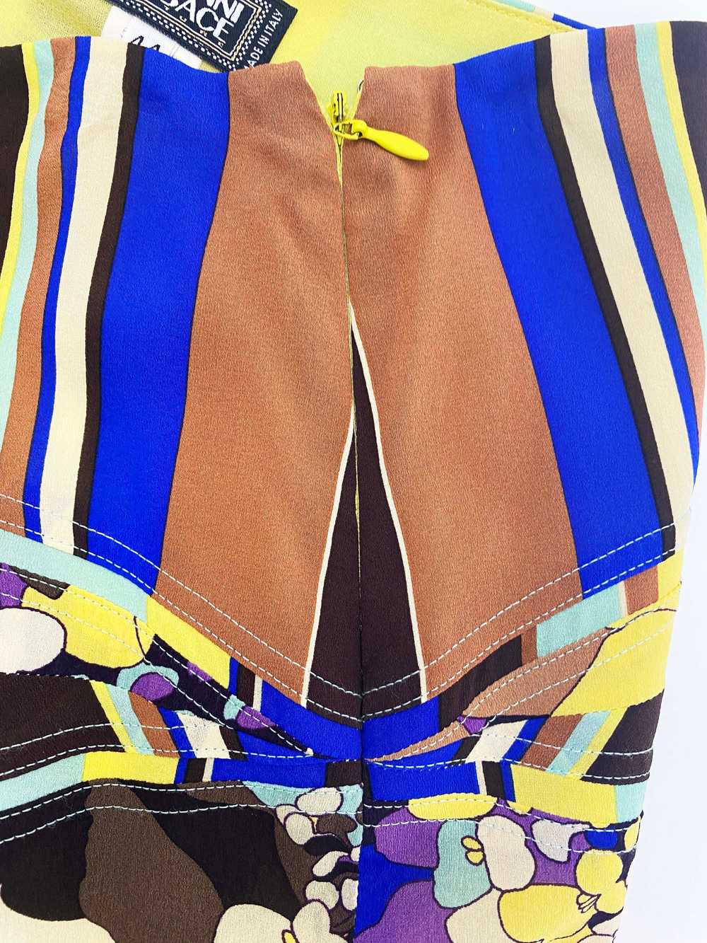 Gianni Versace S/S 2003 striped silk skirt - image 6
