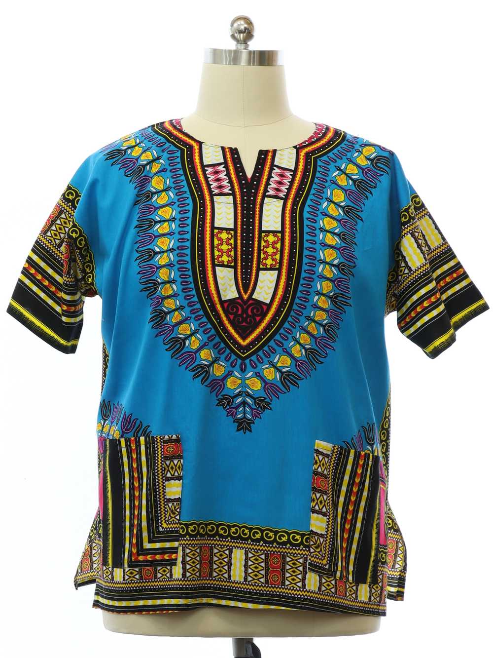 1970's Made in Thailand Mens Dashiki Shirt - image 1