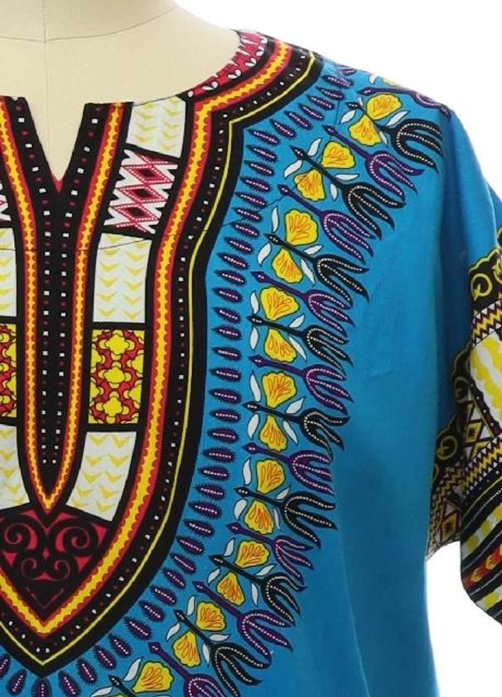 1970's Made in Thailand Mens Dashiki Shirt - image 2