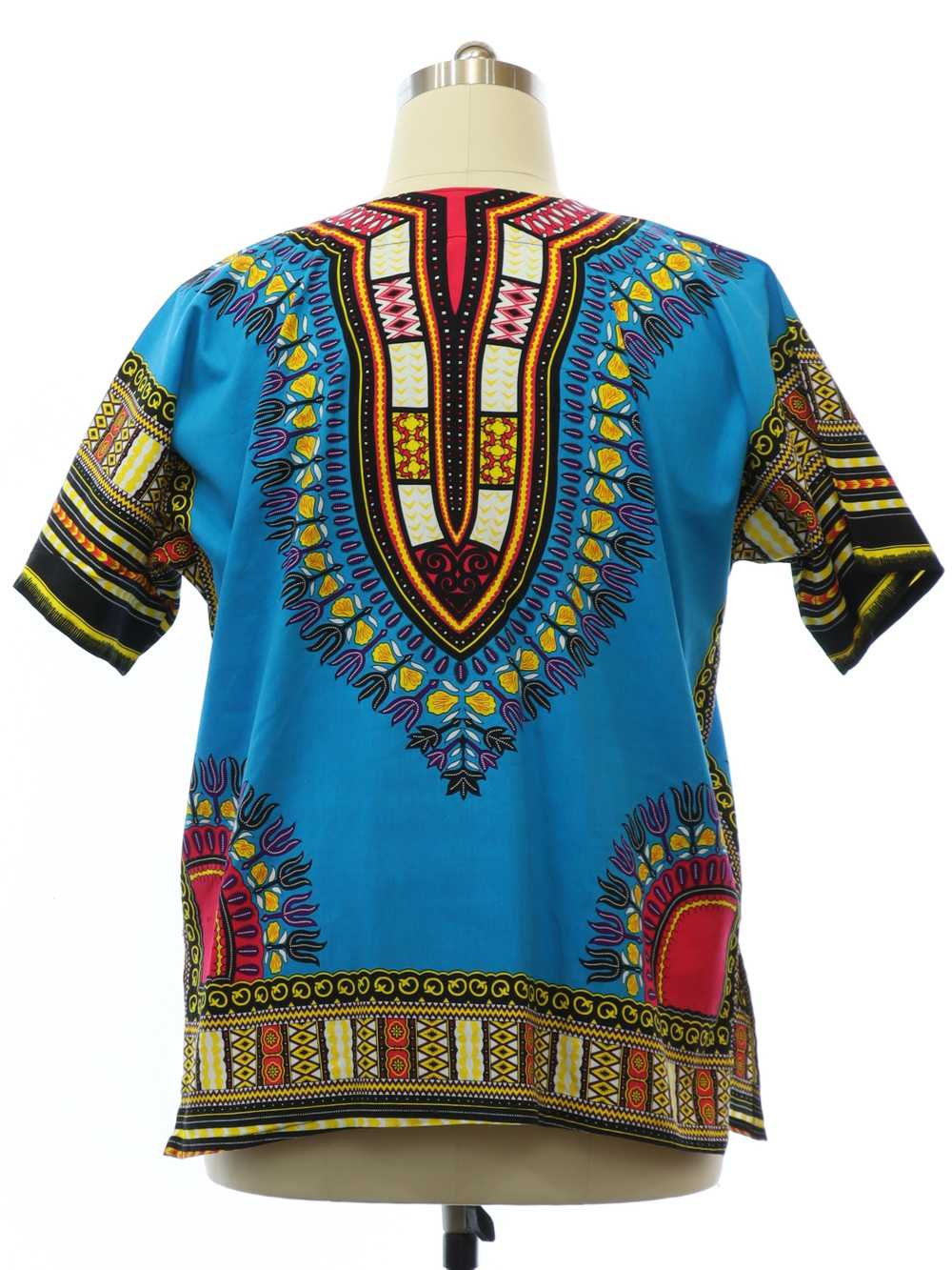 1970's Made in Thailand Mens Dashiki Shirt - image 3