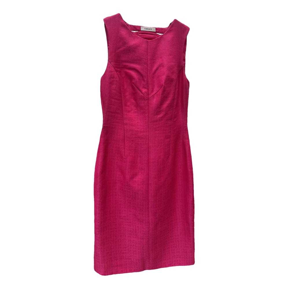Versace Silk mid-length dress - image 1